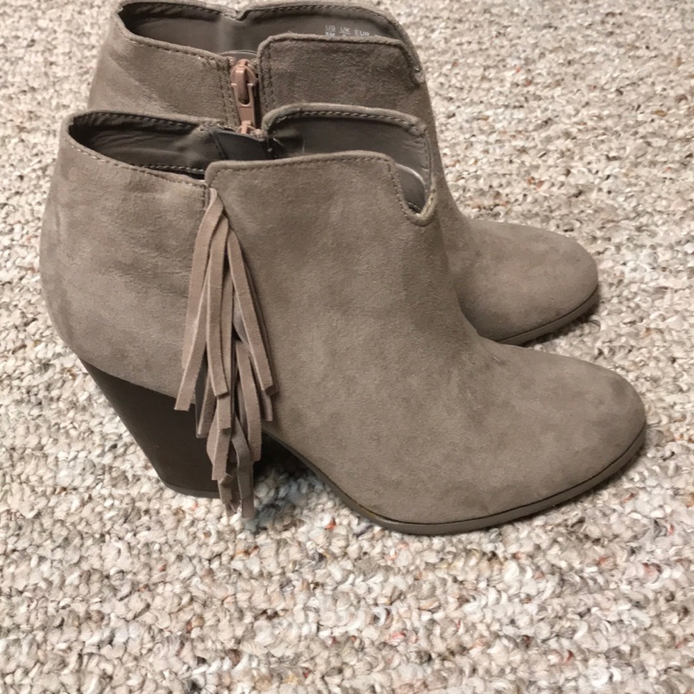 Carlos by Carlos Santana Heeled Fringe Booties
